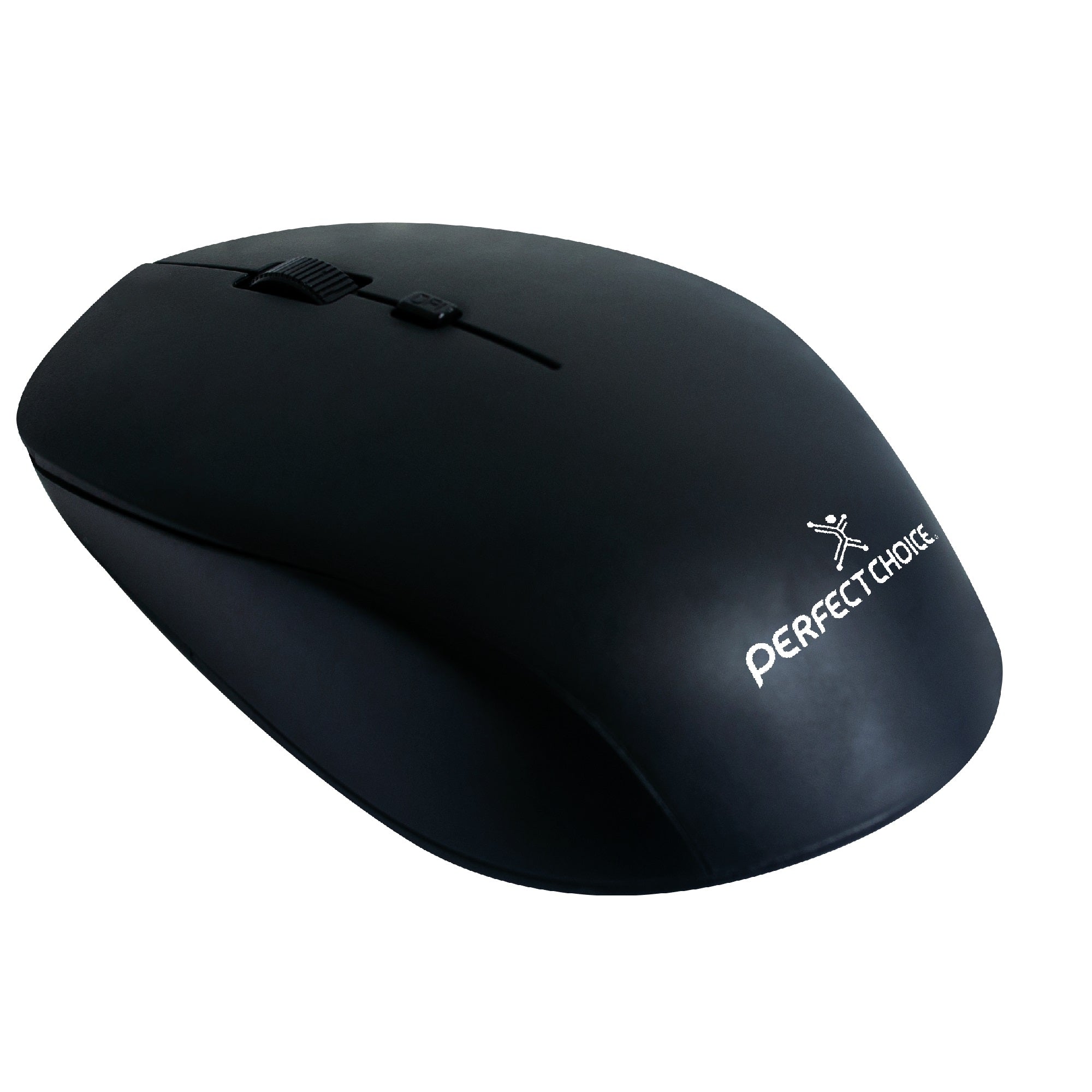 Mouse Inalámbrico con Sensor Óptico Conector USB 1600 DPI Root Pro Color Negro | PERFECT CHOICE - Mouse Inalámbrico con Sensor Óptico Conector USB 1600 DPI Root Pro Color Negro | PERFECT CHOICE -